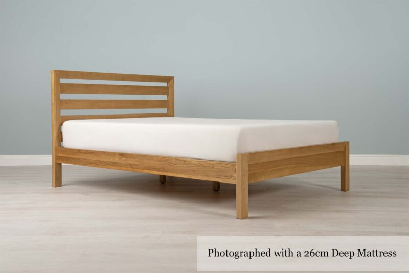 Ninaka Solid Oak Bed Frame – 4ft Small Double - Image 13