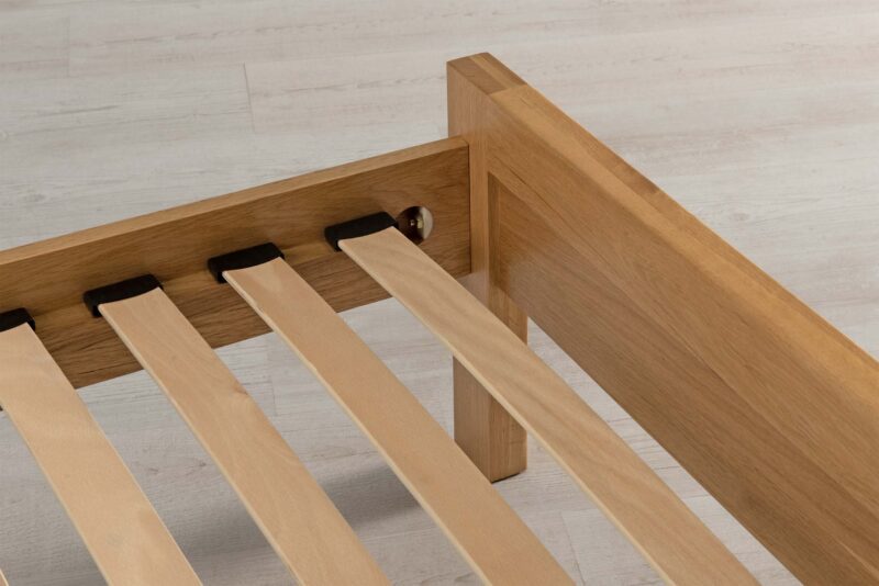 Ninaka Solid Oak Bed Frame – 4ft Small Double - Image 10