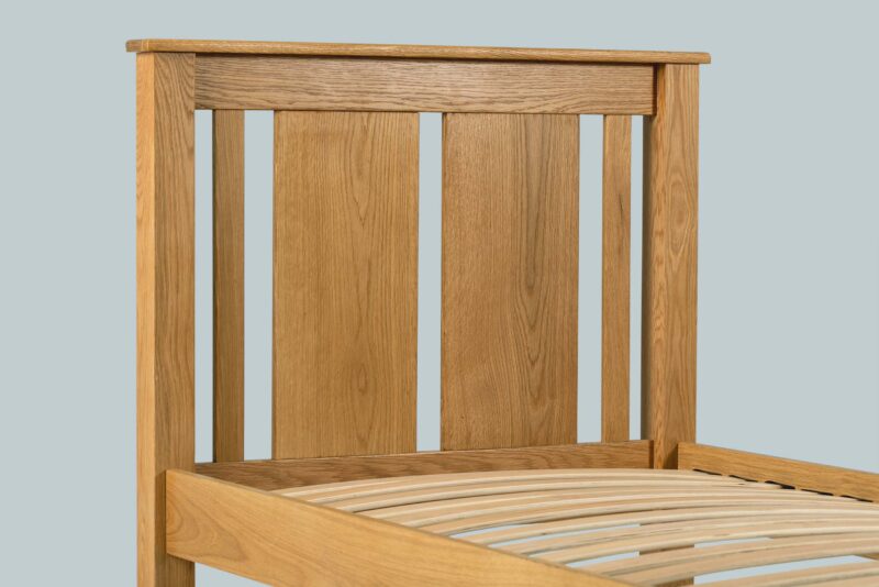 Ninaka Solid Oak Bed Frame – Various Sizes, B Grade - Image 12