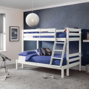 Ninaka Triple Sleeper Solid Wood Bunk Bed – Space-Saving Design