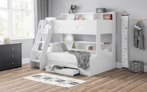 Ninaka Triple Sleeper Solid Wood Bunk Bed – Space-Saving Design